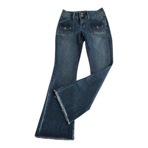 Stylish Blue Flare Jeans